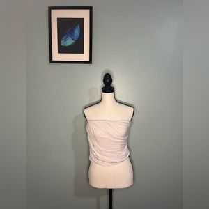 White tube top with folds 🐇